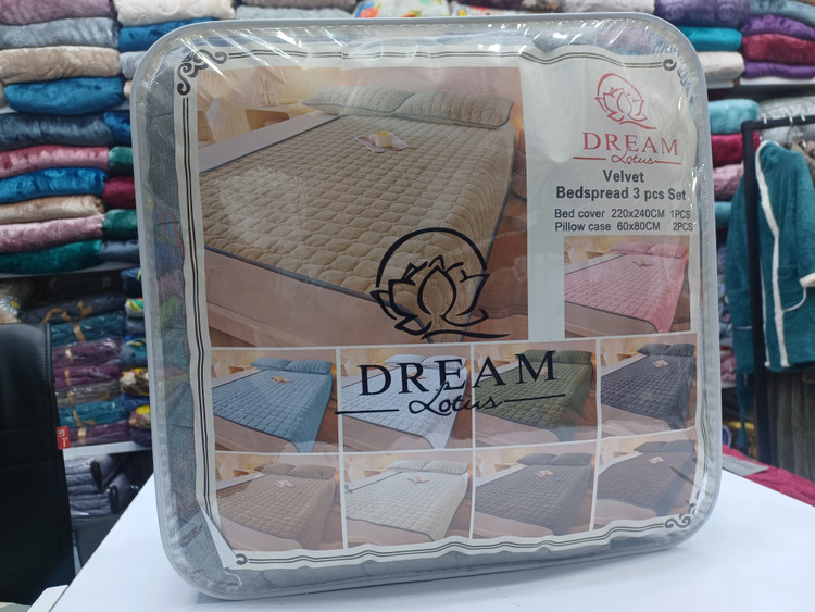 روتختی دونفره دریم (Dream) مخمل ۳ تکه