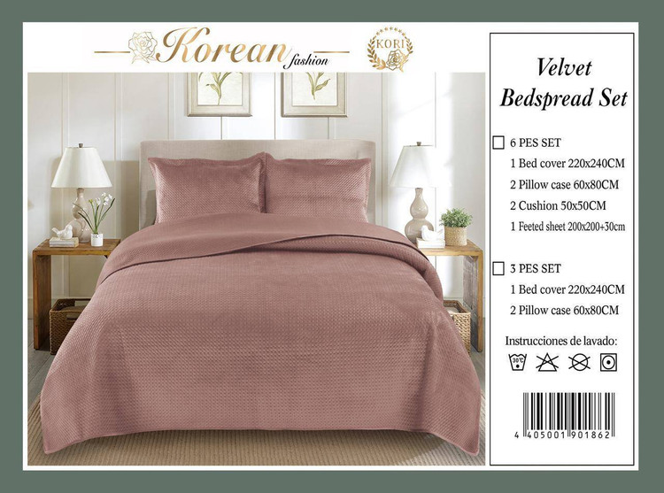 روتختی دونفره KORI مخمل کریستال